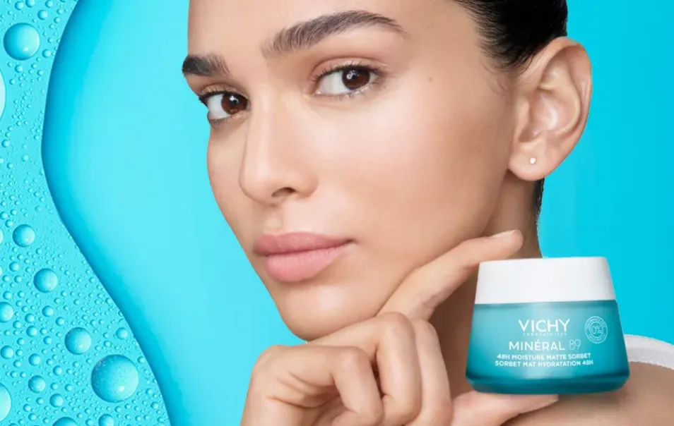 VICHY MINERAL 89 48H MOISTURE MATTE SORBET.